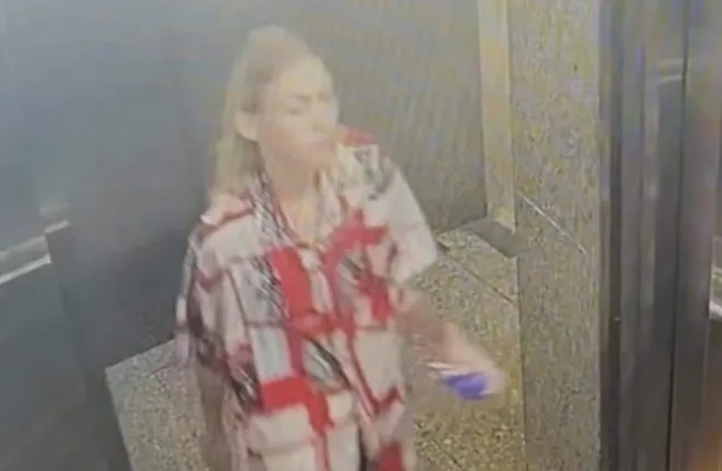 Hình ảnh nạn nhân được camera ghi lại