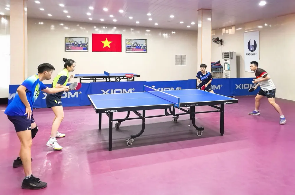 "Giải vô địch bóng bàn quốc gia Báo Nhân Dân lần thứ 43 tranh Cúp PetroVietnam- PVCFC năm 2025" diễn ra tại TP Đà Nẵng