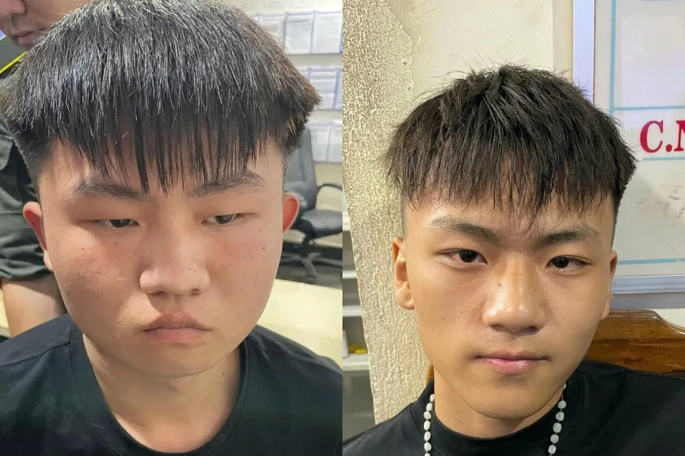 Xia Feiyang và Zhang Haoran bị bắt giữ. Ảnh: CACC