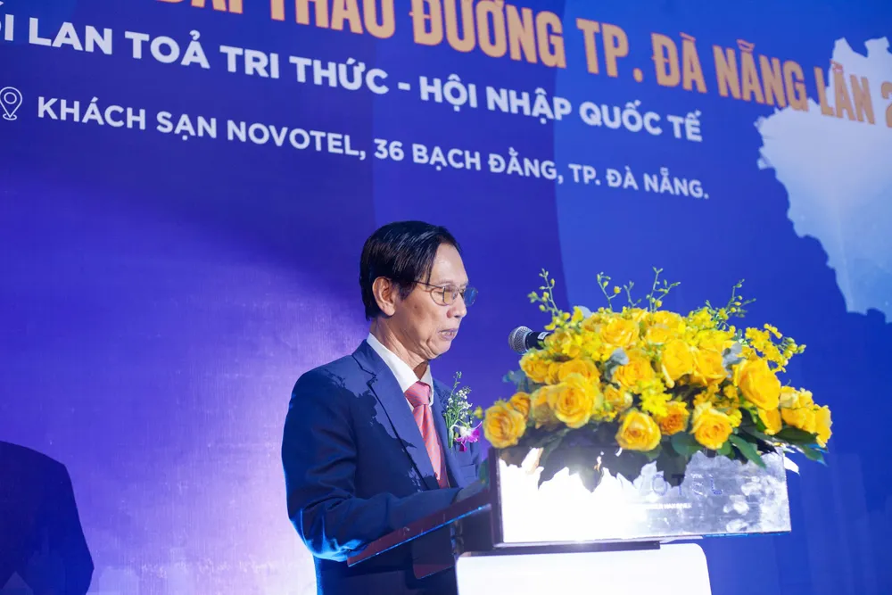 GS.TS. Nguyễn Hải Thuỷ, Chủ tịch Hội Nội tiết – Đái tháo đường Đà Nẵng, phát biểu khai mạc hội nghị z7033135262394_9d041ca9f7e5d94af86c719cfa8bd493.jpg