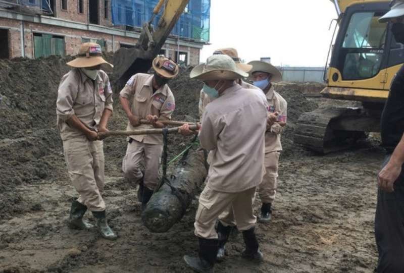 成功處理 230 公斤戰後遺留炸彈