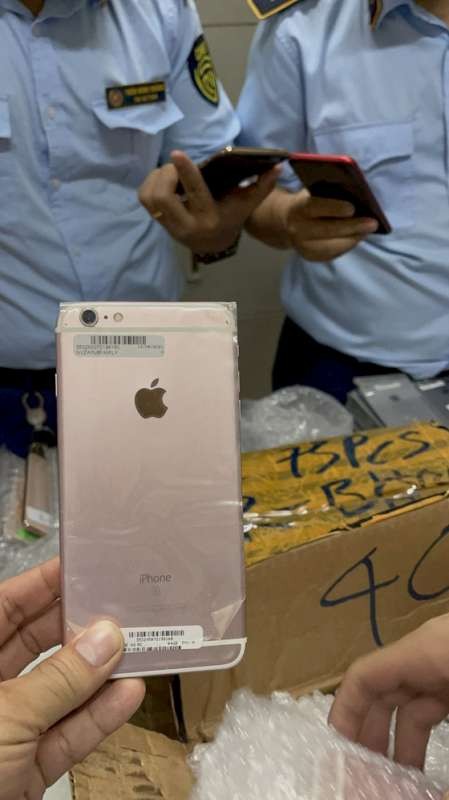 扣押 529 部來歷不明蘋果手機 