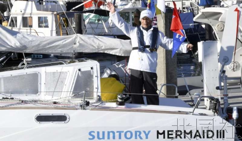 日本海洋冒險家堀江謙一。