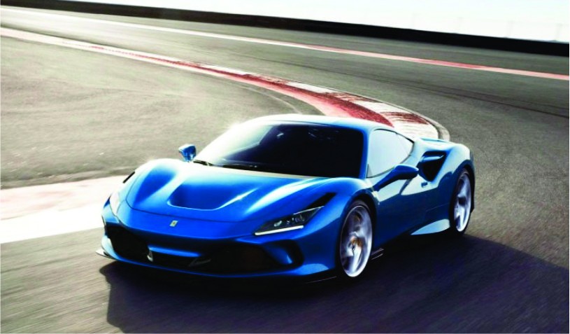 法拉利跑車“F8 Tributo”。