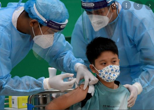 　　本市計劃在今年9月之前完成為5至12歲以下兒童 新冠疫苗接種工作。