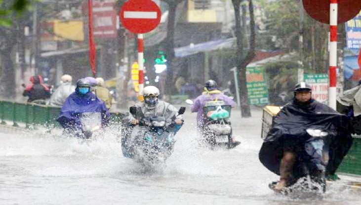 中部南面、西原與南部可能大面積出現雷陣雨。