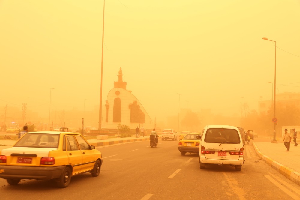 伊拉克再遭沙塵暴襲擊