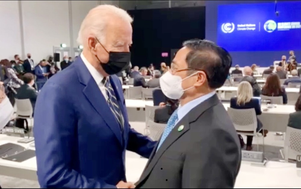 美國總統拜登與政府總理范明政。(示意圖源:互聯網)