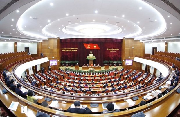 黨十三屆五中全會第五天議程