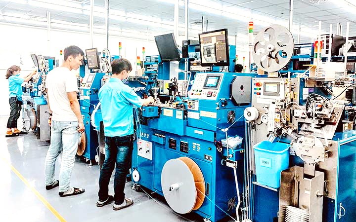 位於海防市VSIP工業區的奇力新電子有限責任公司生產穩定並繼續擴大投資規模。