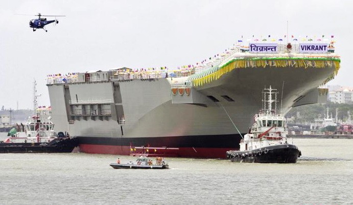 “維克蘭特”號航空母艦。