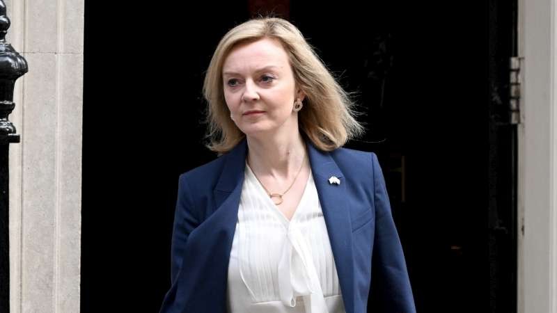 英國外交發展大臣特拉斯。圖源：互聯網