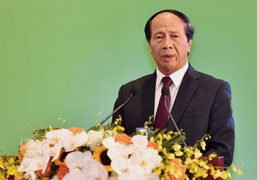 政府副總理黎文成在會上發表指導意見。