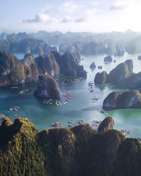 世界自然遺產下龍灣。