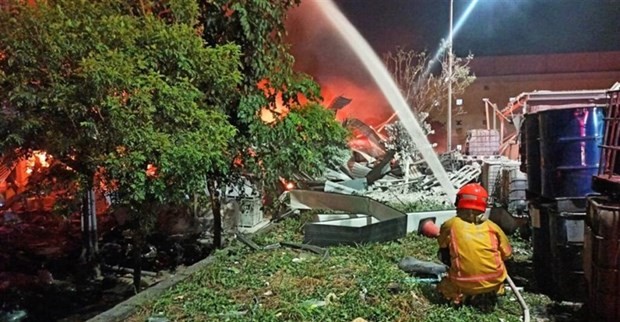 台湾屏东工厂爆炸19越南公民受伤
