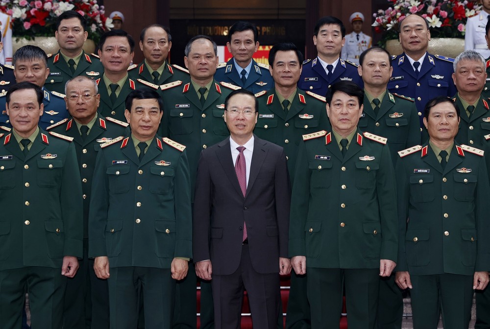 国家主席出席 2023 年全军军政会议