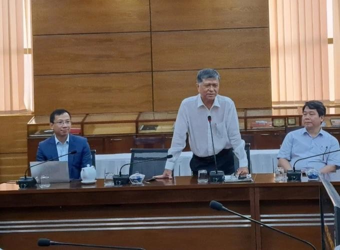 市教育与培训厅厅长阮文孝在研讨会致辞发表。