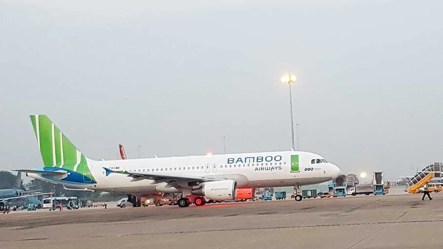 Máy bay của hãng Bamboo Airways