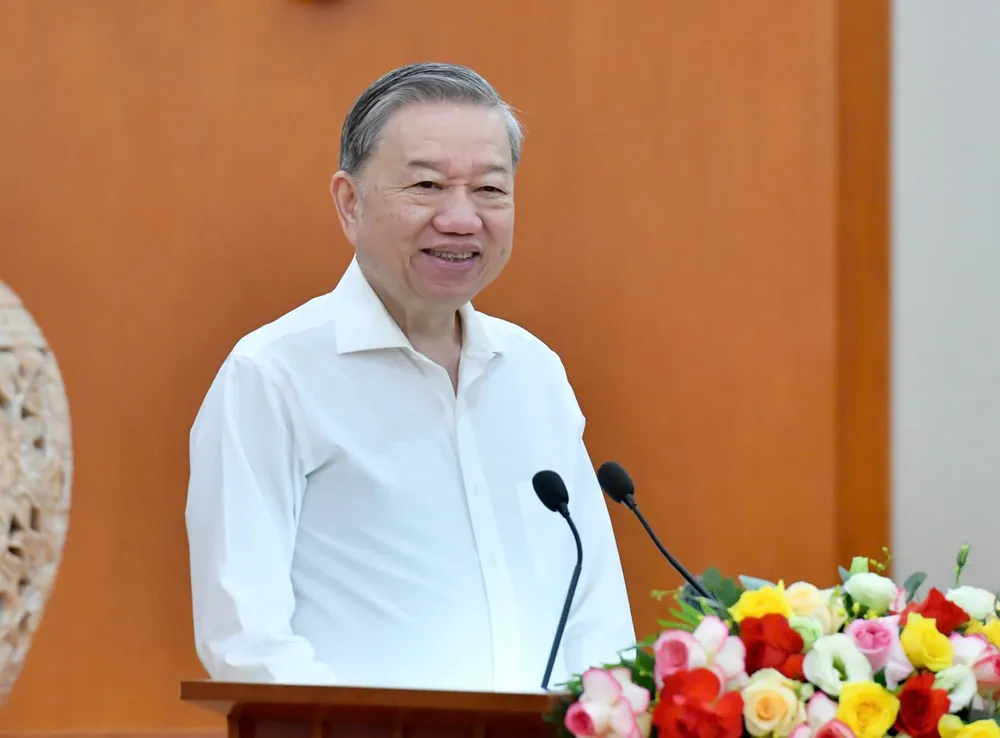 Tổng Bí thư Tô Lâm chủ trì và phát biểu tại phiên họp thứ 3 của Tiểu ban Văn kiện Đại hội XIV của Đảng, sáng 11-11. Ảnh: VIẾT CHUNG 1.jpg