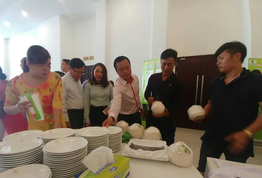 Công bố chỉ dẫn địa lý dừa uống nước Xiêm xanh và Bưởi da xanh ảnh 1 Công bố chỉ dẫn địa lý dừa uống nước Xiêm xanh và Bưởi da xanh ảnh 1