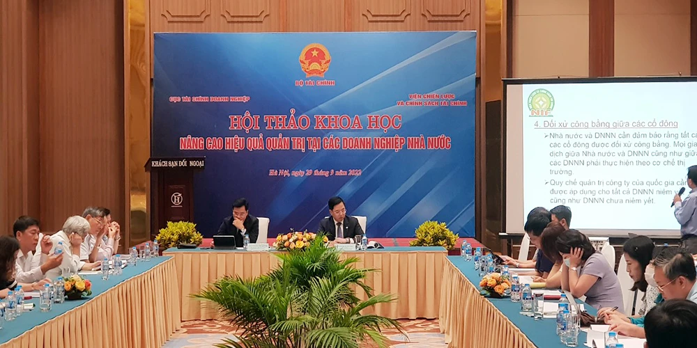 Sửa đổi luật, hoàn thiện khung khổ pháp lý để nâng cao quản trị DNNN ảnh 1 Sửa đổi luật, hoàn thiện khung khổ pháp lý để nâng cao quản trị DNNN ảnh 1