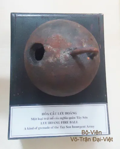 Hỏa cầu của quân đội thời Tây Sơn được khai quật