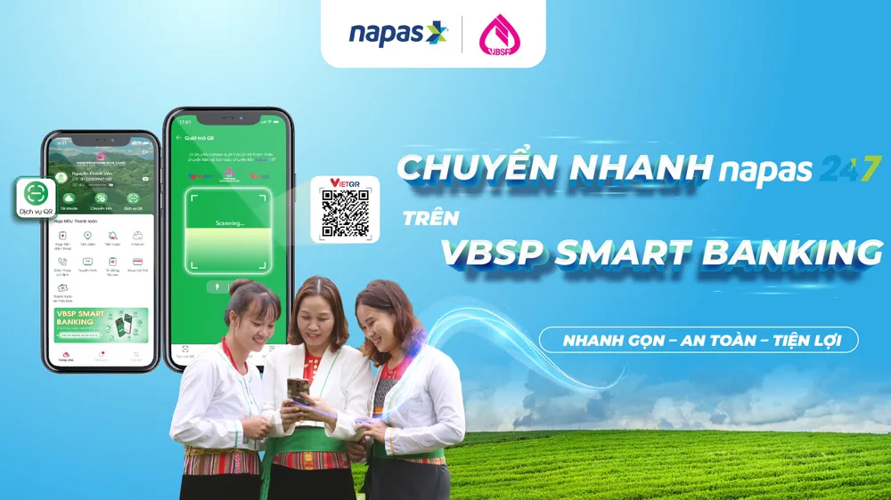 NAPAS phối hợp với NHCSXH thúc đẩy thanh toán không tiền mặt ở nông thôn