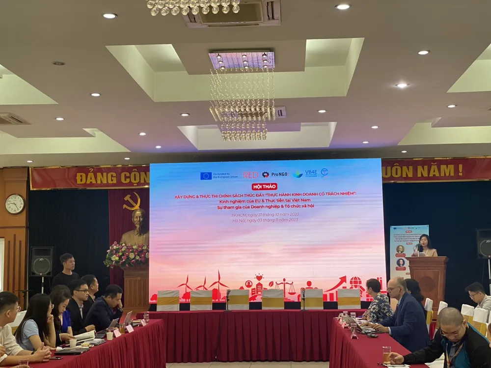 Thúc đẩy thực hành kinh doanh có trách nhiệm trong DN là một trong những nhân tố đóng góp vào phát triển bền vững