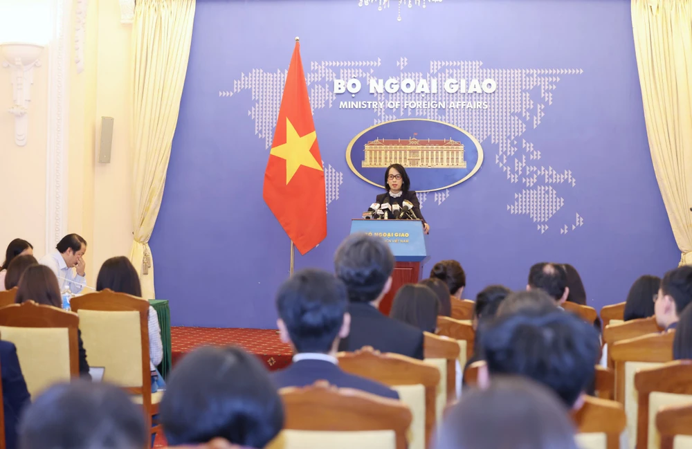 Họp báo thường kỳ Bộ Ngoại giao tháng 3-2024. Ảnh: Quang Phúc z5248545154431-0fee5288e15de96e2ff552450b14fa88-5007.jpg