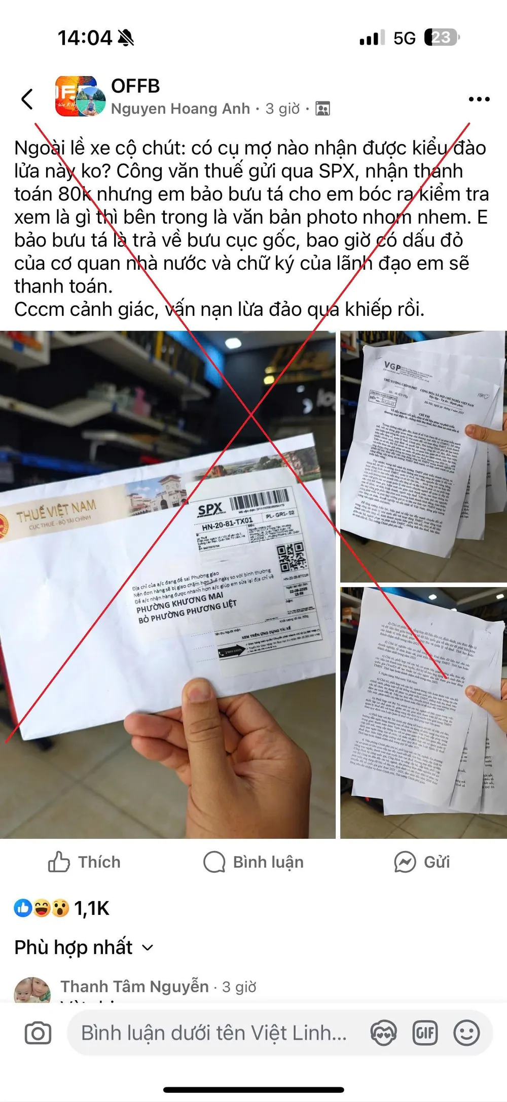 Ảnh: Cục Thuế cung cấp z7045586529815_884c5ed5e22c01529a272efb119390f3.jpg