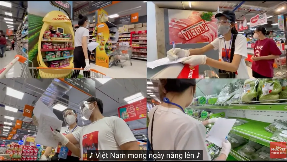 Hơn 100 nghệ sĩ hát tri ân lực lượng tuyến đầu và tình nguyện viên ảnh 14 Hơn 100 nghệ sĩ hát tri ân lực lượng tuyến đầu và tình nguyện viên ảnh 14
