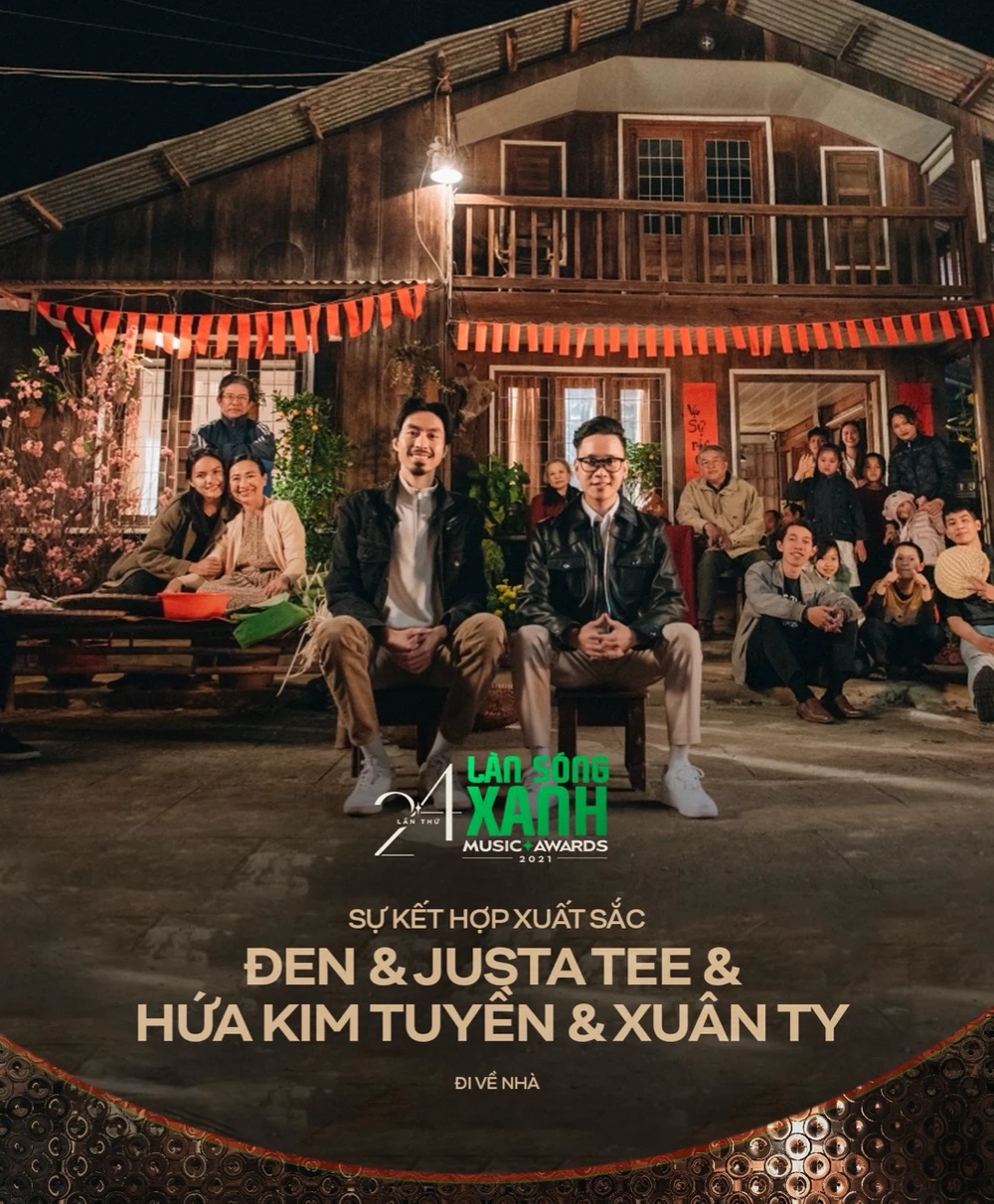 Rapper Đen Vâu, Hứa Kim Tuyền “bội thu” Giải thưởng Làn Sóng Xanh 2021 ảnh 8 Rapper Đen Vâu, Hứa Kim Tuyền “bội thu” Giải thưởng Làn Sóng Xanh 2021 ảnh 8