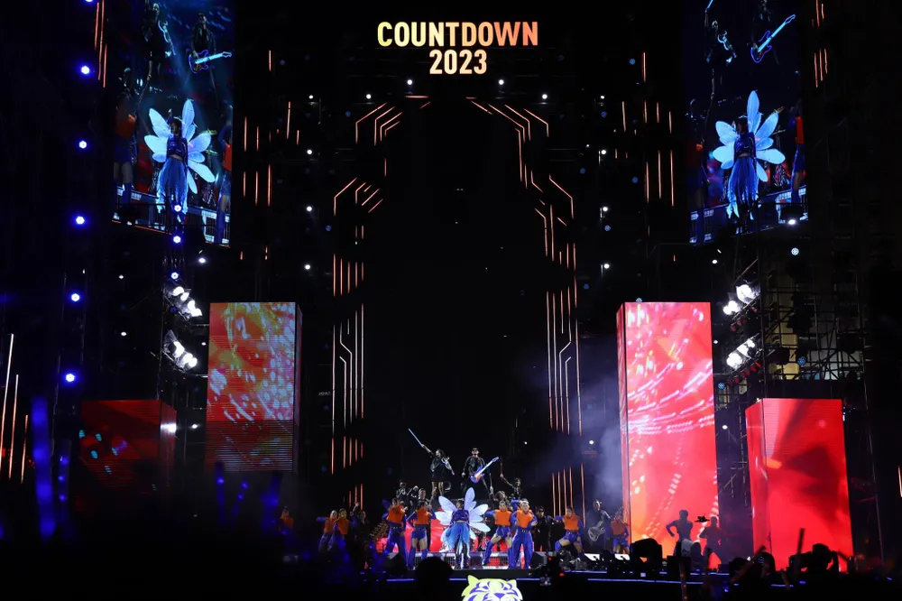 Đại nhạc hội tại khu vực phố đi bộ Nguyễn Huệ