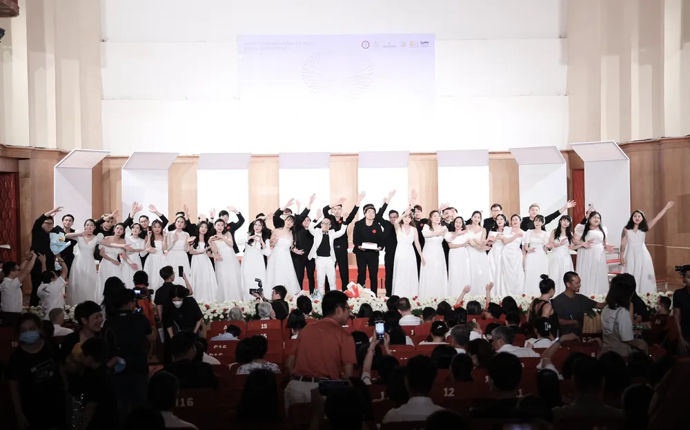 Đêm nhạc &quot;Thank you&quot; của dàn Hợp xướng Sài Gòn. Ảnh: THANH HÙNG