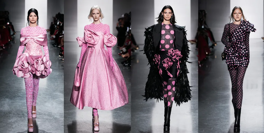 Các thiết kế tại show diễn và người mẫu trình diễn đều là người nước ngoài. Ảnh: TEAM SIXDO