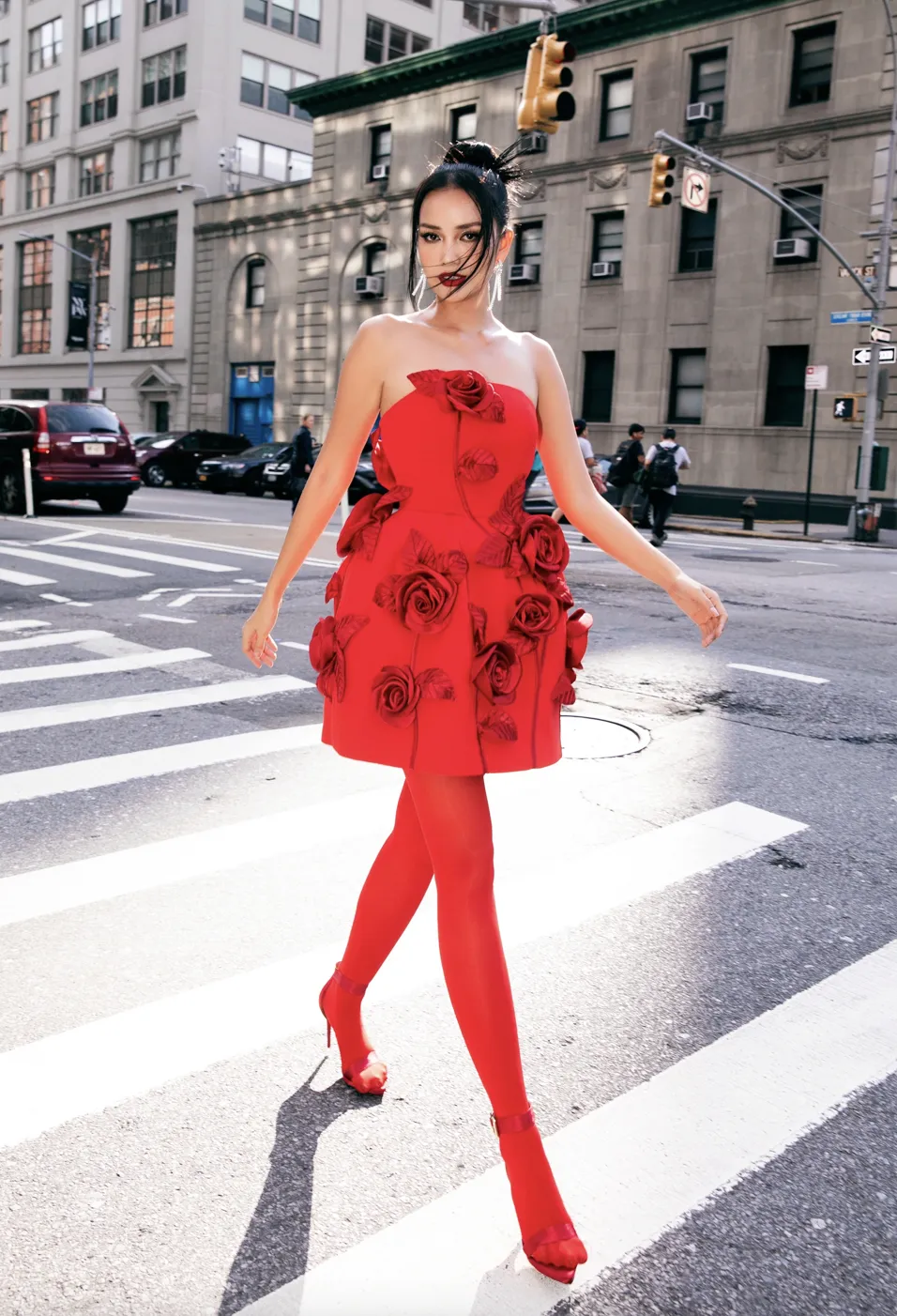 Hoa hậu Ngọc Châu. Ảnh: KIẾNG CẬN TEAM