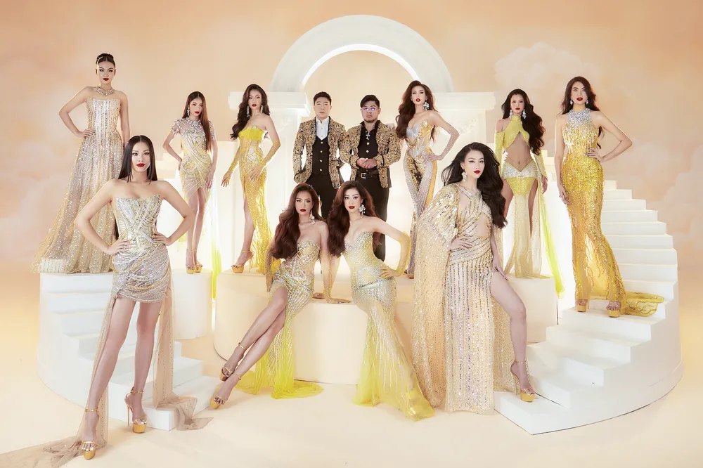 NTK Lê Long Dũng, NTK Thân Nguyễn An Kha và các hoa hậu, người mẫu