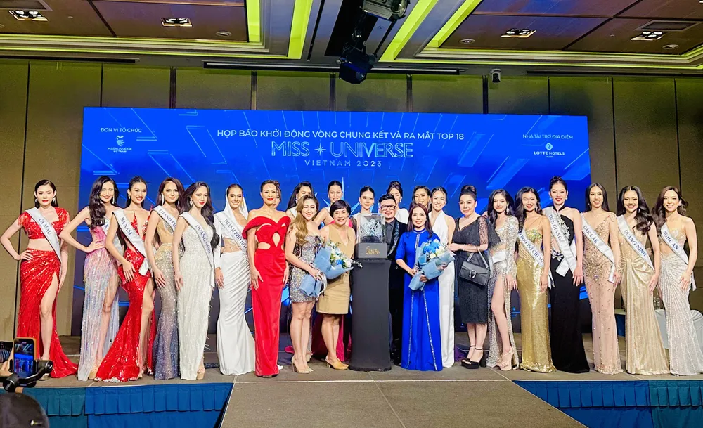 Công bố Top 18 Miss Universe Vietnam 2023 và vương miện Công bố Top 18 Miss Universe Vietnam 2023 và vương miện