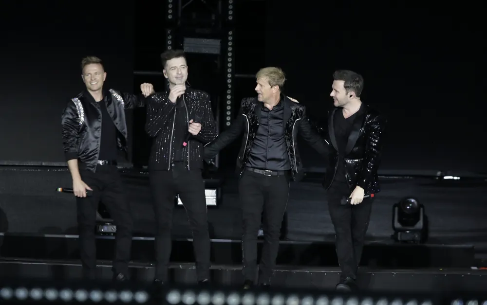 Westlife hứa hẹn sẽ “cháy” hết mình với khán giả tối nay, 22-11. Ảnh: BTC Westlife hứa hẹn sẽ “cháy” hết mình với khán giả tối nay, 22-11. Ảnh: BTC