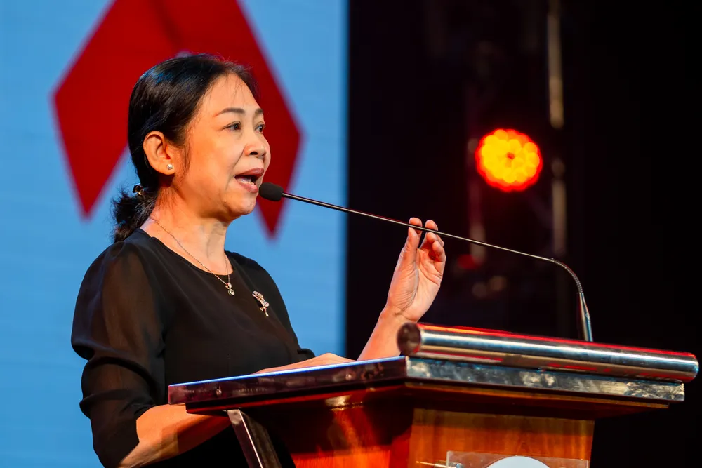 BS Tiêu Thị Thu Vân, Chủ tịch Hội Phòng chống HIV/AIDS TPHCM chia sẻ tại chương trình BS Tiêu Thị Thu Vân, Chủ tịch Hội Phòng chống HIV/AIDS TPHCM chia sẻ tại chương trình