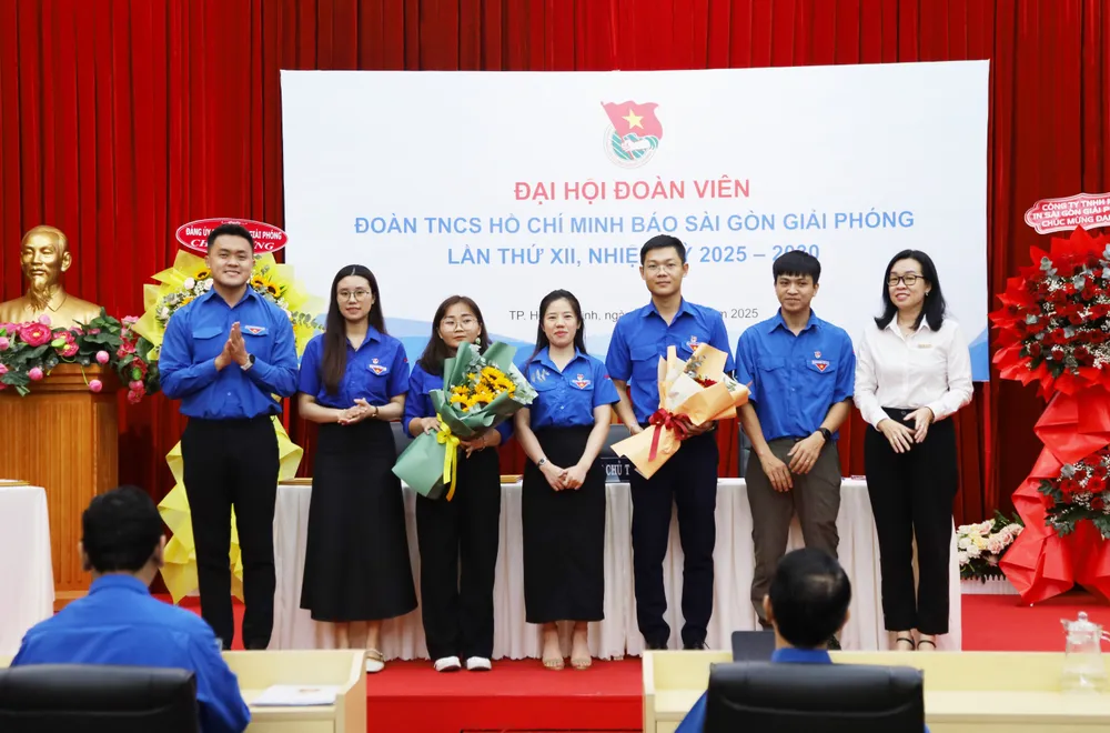 Đoàn đại biểu Đoàn Báo SGGP dự Đại hội đại biểu Đoàn TNCS Hồ Chí Minh Các cơ quan Đảng TPHCM lần thứ I, nhiệm kỳ 2025 – 2030 aIMG_9569.jpg