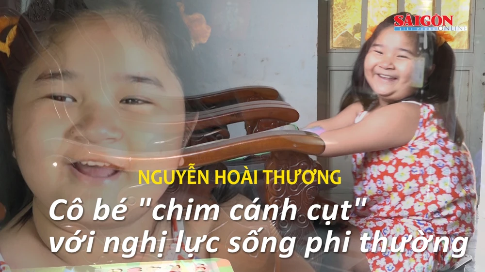 Cô bé “chim cánh cụt” với nghị lực sống phi thường