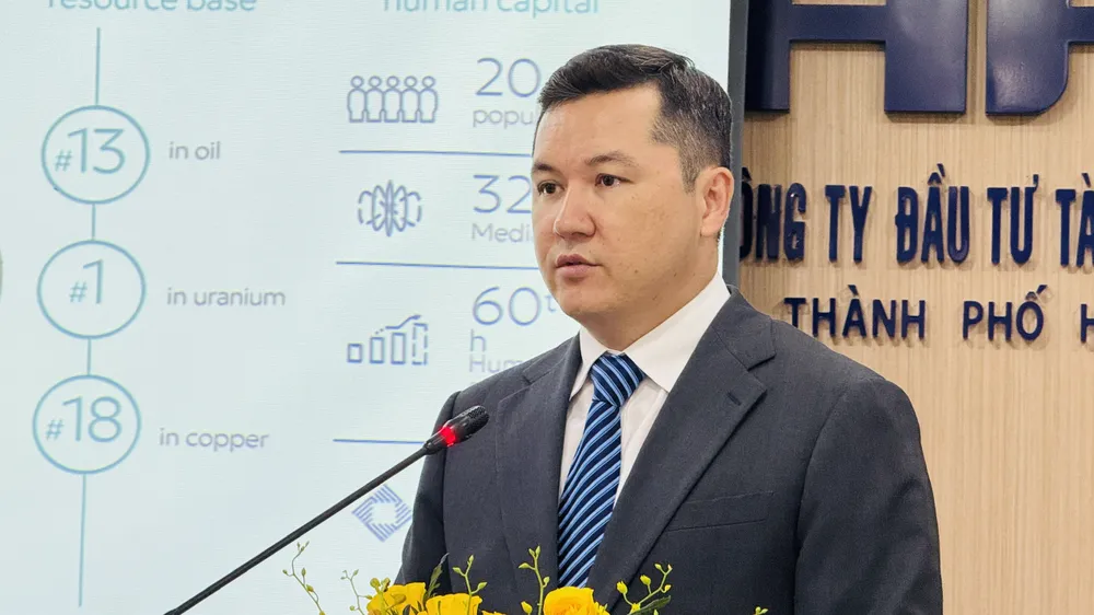 Ông Renat Bekturov, Thống đốc AIFC. Ảnh: Đình Dư 848c175267b5d1eb88a4.jpg