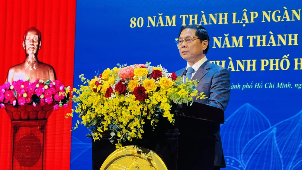 Ông Bùi Thanh Sơn, Phó Thủ tướng Chính phủ, Bộ trưởng Bộ Ngoại giao phát biểu chỉ đạo. Ảnh: Đình Dư f40e7df2a874202a7965.jpg