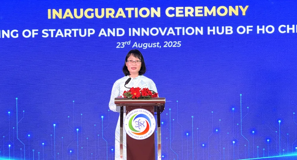 Bà Trần Thị Diệu Thúy, Phó Chủ tịch UBND TPHCM phát biểu. Ảnh: Đình Dư 3d126534a9a121ff78b0.jpg