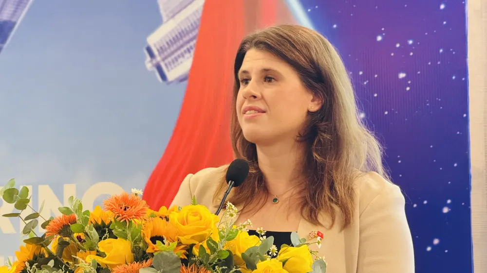 Bà Alexandra Smith, Tổng Lãnh sự Anh tại TPHCM phát biểu. Ảnh: Đình Dư 11d2c60c37bebde0e4af.jpg