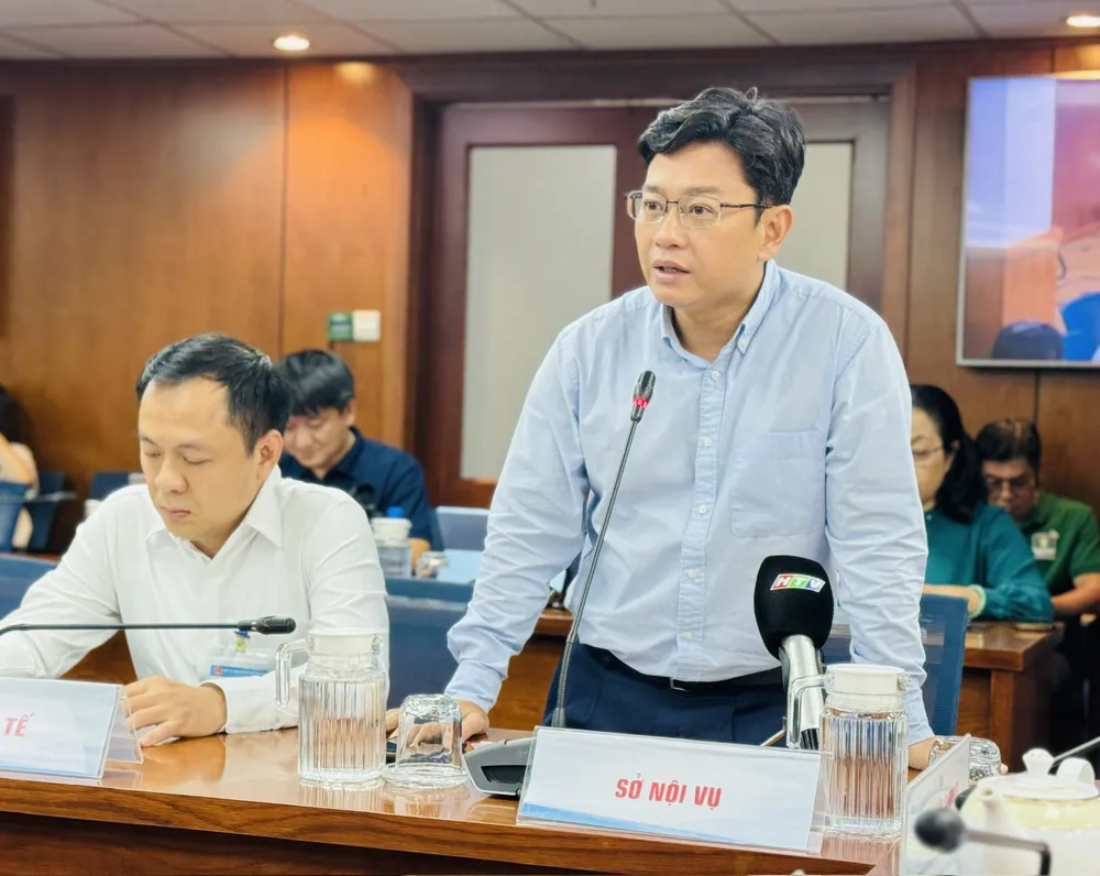 Ông Nguyễn Bảo Cường thông tin tại họp báo. Ảnh: Đình Dư 601083e32bb5a6ebffa4.jpg