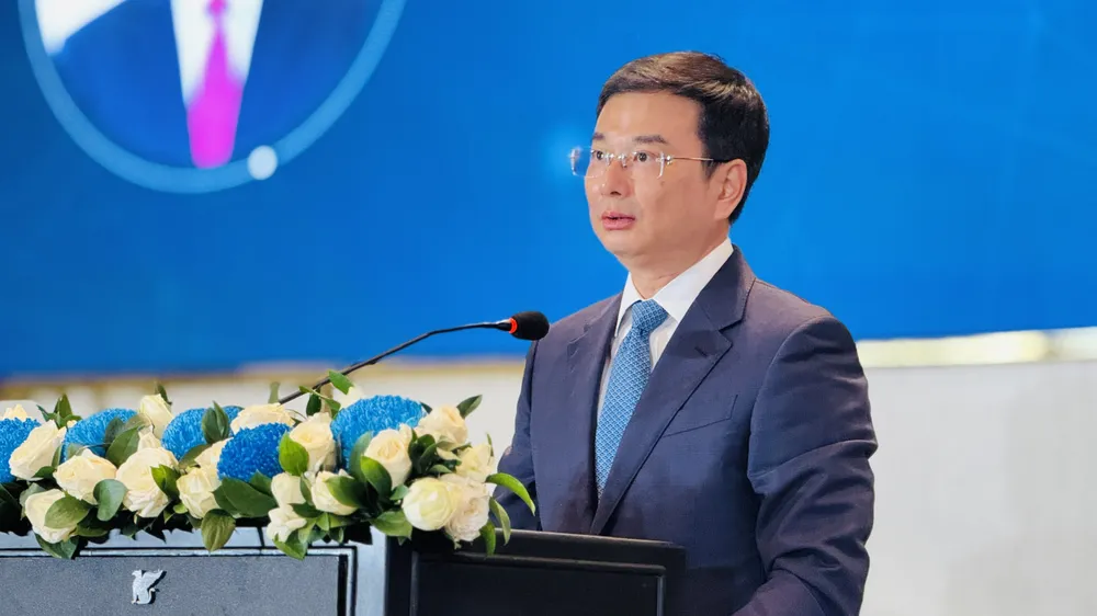 Phó Thống đốc NHNN Phạm Thanh Hà phát biểu tại hội thảo. Ảnh: Đình Dư 9eb70dde907c1d22446d.jpg