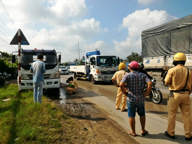 Hiện trường vụ tai nạn