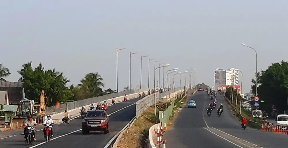 Sáng nay 18-1, thông xe cầu Quang Trung mới ở Cần Thơ  ảnh 3 Sáng nay 18-1, thông xe cầu Quang Trung mới ở Cần Thơ  ảnh 3